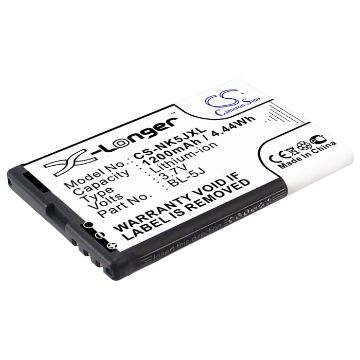 Picture of Battery Replacement Nokia BL-5J for 5230 5800