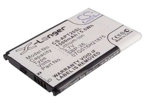 Replacement Battery Asus 07G016H21875 SBP-26 for T20 - 1