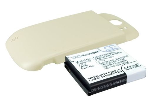 Battery Replacement HTC 35H00150-00M 35H00150-01M 35H00150-02M 35H00150-06M BA S560 BG58100 - 1