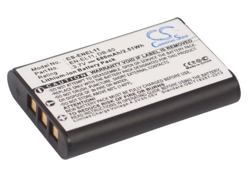 Replacement Battery for Nikon EN-EL11 Coolpix S550 S560 - 1
