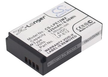 Canon LC-E12 LP-E12 Battery Replacement for EOS 100D Kiss X7 - 1