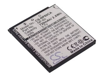 Casio NP-60 Battery Replacement for Exilim EX-FS10 - 1