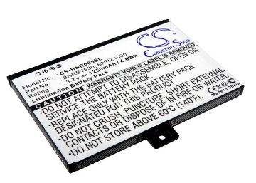 Battery Replacement for Barnes & Noble 9875521 9BS11GTFF10B3 - 1