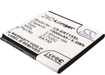 Sony Ericsson BA750 Battery Replacement for Anzu IS11S - 1