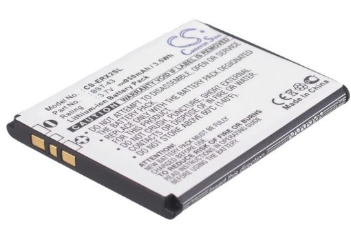Sony Ericsson BST-43 Battery Replacement for Cedar J108 Hazel - 1