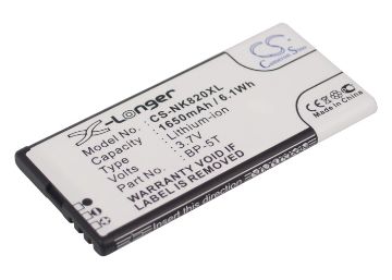 Replacement Battery Nokia BP-5T for Lumia 820 - 1