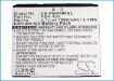 Battery Replacement Pantech 5HTB0102B0A PBR-40A for Laser P9050 P9050 - 5