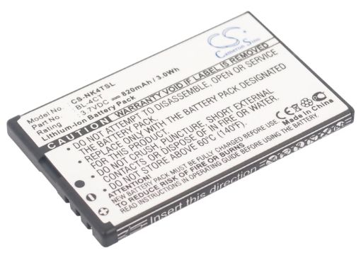 Replacement Battery Nokia BL-4CT for 5310 6600 Fold - 1