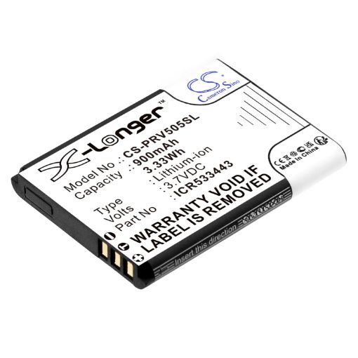 Prestigio ICR533443 Battery Replacement for PCDVRR505 RoadRunner 505 - 1