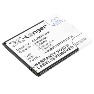 ZTE Li3820T43P4H735550 Battery Replacement for WiFi5 MF932 - 1
