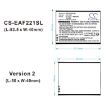 Emporia AK-V221 Battery Replacement for Active Glam 4G - 4