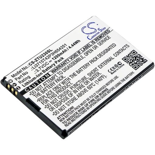 AT&T Li3715T42P3H654251 Battery Replacement for Home Base Z700/Z700A - 1
