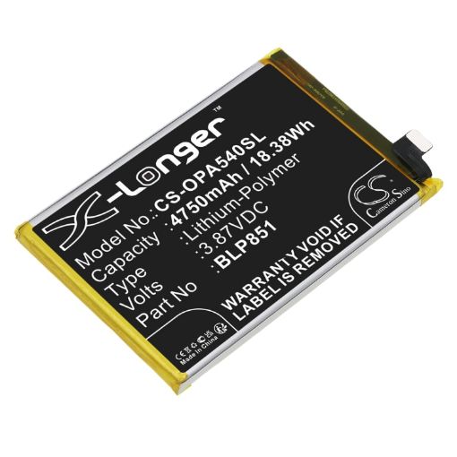 Battery Replacement Oppo BLP851 for A54 5G A74 5G - 1