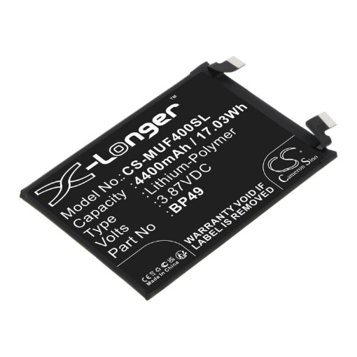 Battery Replacement Poco BP49 for 22021211RG 22021211RI - 1