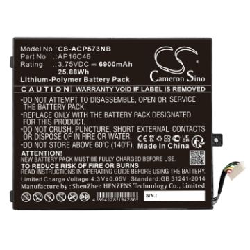 Battery Replacement Acer AP16C46 KT.00204.004 for Aspire E5-573 - 1