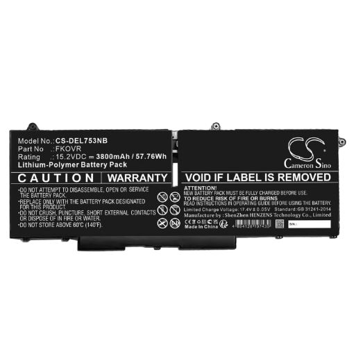 Replacement Battery for Dell Latitude 5330 7330 - 1