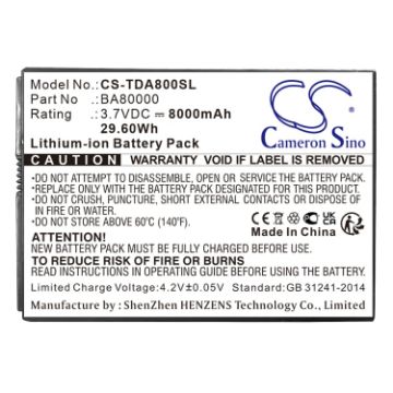 Touch Dynamic BA80000 Battery Replacement for Quest 10 & Quest 7 - 1