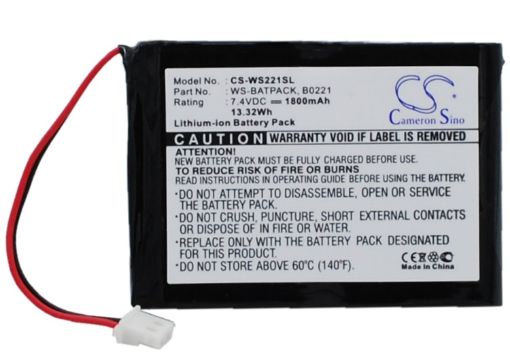 Battery Replacement William B0221 WS-BATPACK for Sound Sorin - 1