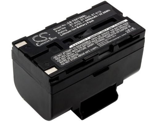 Topcon BT-61Q BT-65Q BT-66Q Battery Replacement for FC100 FC-100 - 1