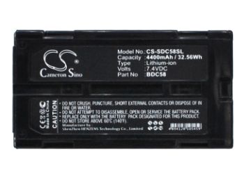 Battery Replacement Sokkia BDC46A BDC46B BDC58 BDC-58 BDC70 BDC-70 BLI-SRX1 - 1