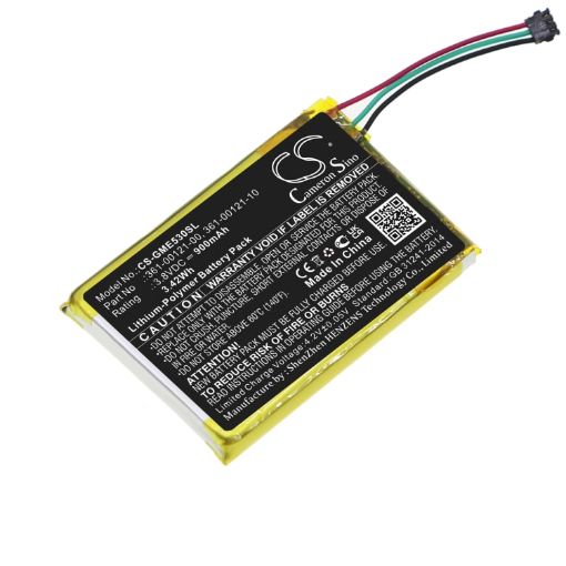 Picture of Battery Replacement Garmin 361-00121-00 361-00121-10 for Edge 530 Edge 830