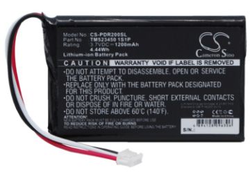 Pharos TM523450 1S1P Battery Replacement for Drive GPS 200 PDR200 - 1