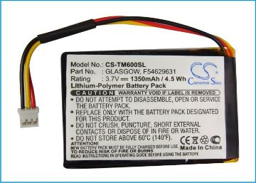 Tomtom F54629631 GLASGOW Battery Replacement for One V1 - 1