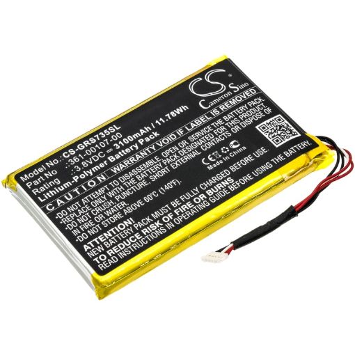Garmin 361-00107-00 Battery Replacement for 010-01735-10 Explorer+ - 1