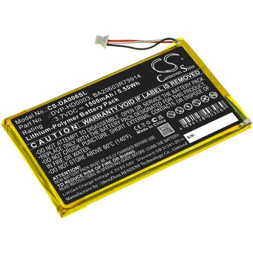 Battery Replacement for Zen Vision M Video - 1