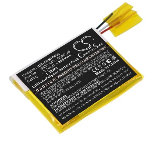 Sandisk 363830PL SDMX26 Battery Replacement for Clip Jam Sansa Clip - 1