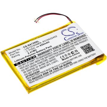Sony Battery Replacement 1-756-702-11 1-756-702-12 8315A32402 8917A44167 for NWZ-820 NWZ-A720 - 1