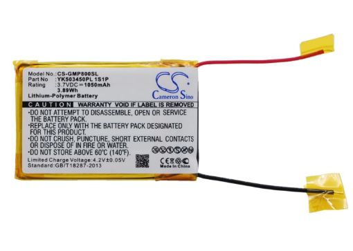 Grundig YK503450PL 1S1P Battery Replacement for MPixx 8000 & 8400 - 1