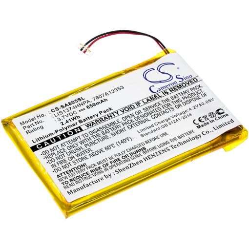 Sony 1-756-702-11 Battery Replacement for NW-A805 - 1