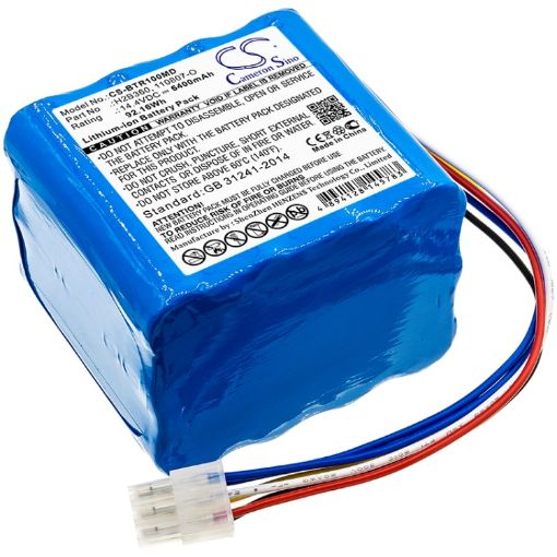 Battery Replacement Bellavista 030.811.020 110807-O 300.784.00 H2B360 for 1000 Respirator - 1