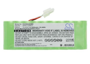 Battery Replacement Bionet GPHC132MOT for EKG3000 FC1400 TwinView Fetal Monitor - 1