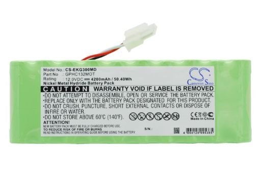 Battery Replacement Bionet GPHC132MOT for EKG3000 FC1400 TwinView Fetal Monitor - 1