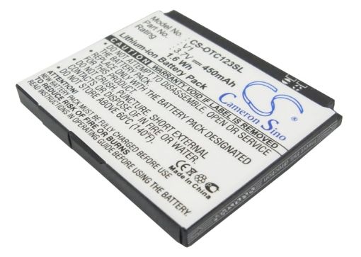 Alcatel V1 Battery Replacement for OT-C123 OT-C123A - 1