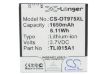 Vodafone TLi015A1 Battery Replacement for 975N Smart 3 - 5
