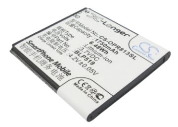Replacement Battery Oppo BLP519 for 701T R813T - 1