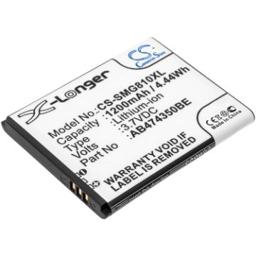 Samsung AB474350BA Battery Replacement for B5722 Duos - 1