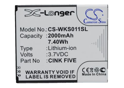 Battery Replacement Wiko CINK FIVE STAIRWAY for Cink Five Darknight - 1