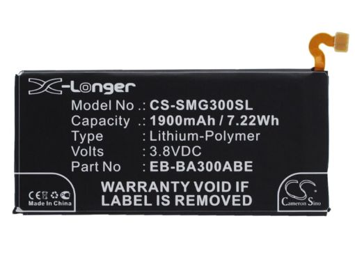 Samsung EB-BA300ABE GH43-04381A GH43-04381B Battery Replacement for Galaxy A3 - 1