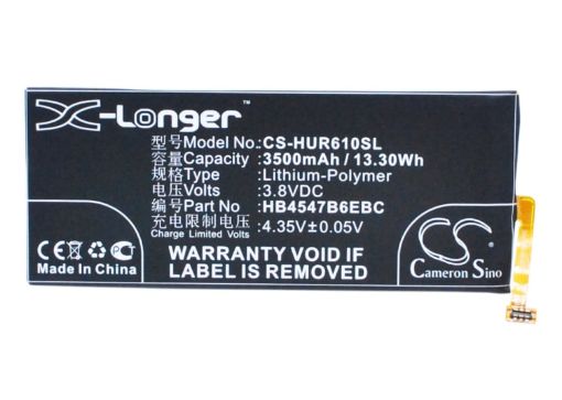 Replacement Battery Huawei HB4547B6EBC for Ascend GX1 - 1