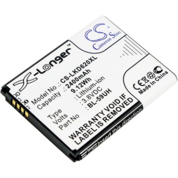 LG BL-59UH Battery Replacement for D315 D320 - 1