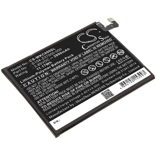 Picture of Battery Replacement Wiko 356580H S104-Z37000-000 TLE1707 TLP17G26 for C800AE View 2