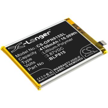 Replacement Battery Oneplus BLP815 for BE2025 BE2026 - 1