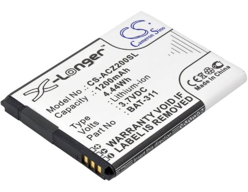 Battery Replacement Acer BAT-311 KT.0010S.011 for Liquid M220 Dual SIM - 1
