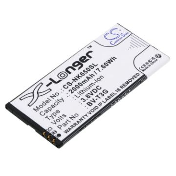 Battery Replacement Microsoft BV-T3G for Lumia 650 RM-1154 - 1
