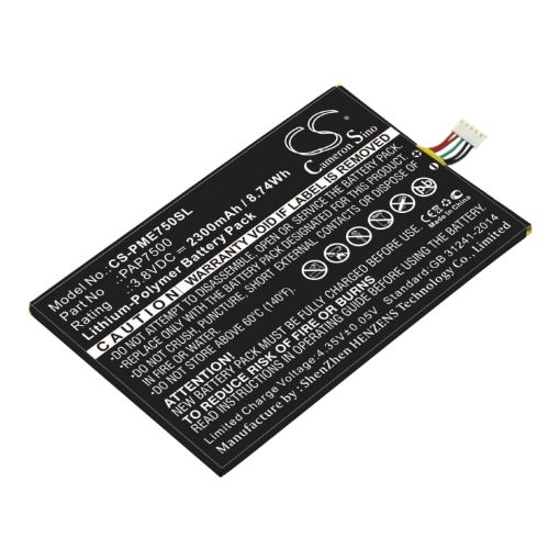 Picture of Battery Replacement Prestigio PAP7500 for MultiPhone 7500 PAP7500