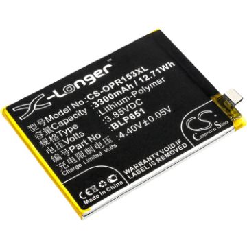 Battery Replacement Oppo BLP651 for PAAM00 PAAT00 - 1